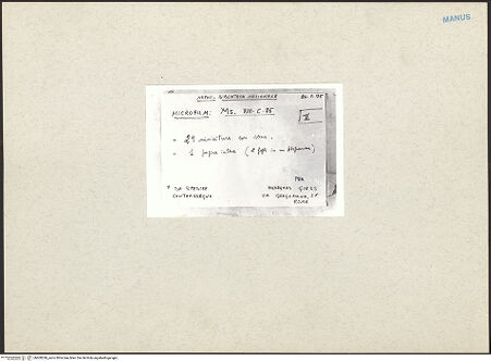 Vorderseite von bh600299_recto