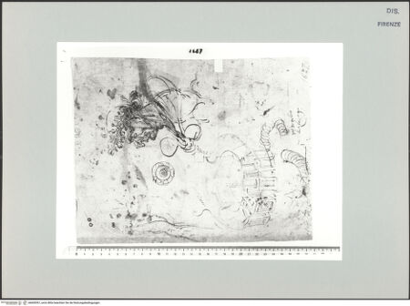 Vorderseite von Centro Studi Antonio Sangallo il Giovane, Montefiascone [https://www.deutsche-digitale-bibliothek.de/content/lizenzen/rv-ez/] Cäsar-Karikatur und Studie des Kolosseums - , bh600597_recto. Foto.