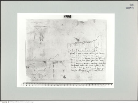 Vorderseite von Centro Studi Antonio Sangallo il Giovane, Montefiascone [https://www.deutsche-digitale-bibliothek.de/content/lizenzen/rv-ez/] Gebälkstudie - , bh600609_recto. Foto.