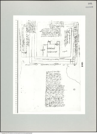 Vorderseite von Centro Studi Antonio Sangallo il Giovane, Montefiascone [https://www.deutsche-digitale-bibliothek.de/content/lizenzen/rv-ez/] Tivoli, Tempel des Herkules Victor, Grundriss - , bh600654_recto. Foto.