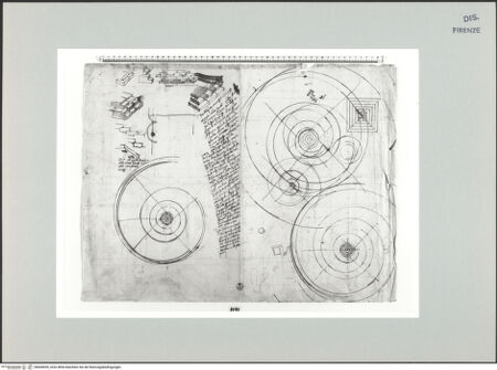 Vorderseite von Centro Studi Antonio Sangallo il Giovane, Montefiascone [https://www.deutsche-digitale-bibliothek.de/content/lizenzen/rv-ez/] Studien zu den Voluten eines ionischen Kapitels - , bh600659_recto. Foto.