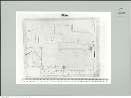 Vorderseite von Centro Studi Antonio Sangallo il Giovane, Montefiascone [https://www.deutsche-digitale-bibliothek.de/content/lizenzen/rv-ez/] Palazzo, Grundriss und Ansicht - , bh600688_recto. Foto.