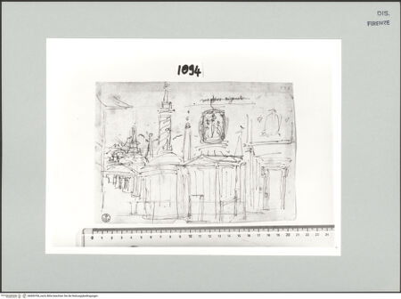 Vorderseite von Centro Studi Antonio Sangallo il Giovane, Montefiascone [http://creativecommons.org/publicdomain/mark/1.0/] Bühnenbildentwurf - , bh600769_recto. Foto.