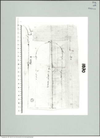 Vorderseite von Centro Studi Antonio Sangallo il Giovane, Montefiascone [https://www.deutsche-digitale-bibliothek.de/content/lizenzen/rv-ez/] Rom, St. Peter, Schnitt durch das Seitenschiff des Modells - , bh600799_recto. Foto.