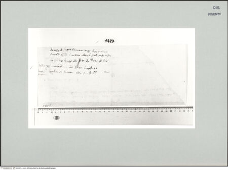 Vorderseite von Centro Studi Antonio Sangallo il Giovane, Montefiascone [https://www.deutsche-digitale-bibliothek.de/content/lizenzen/rv-ez/] Bemerkungen zu Maßeinheiten antiker Bauten - , bh600814_recto. Foto.