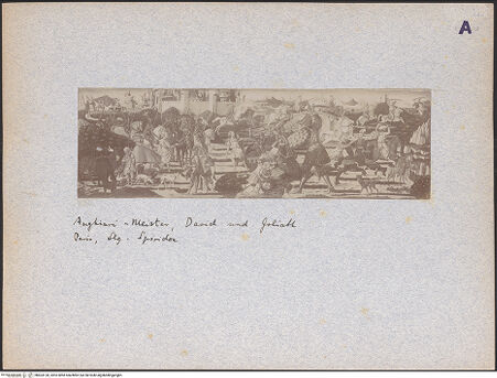 Vorderseite von unbekannt [https://www.deutsche-digitale-bibliothek.de/content/lizenzen/rv-fz/] David und Goliath - Gesamtansicht, bh603128_recto. Foto.