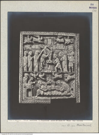 Vorderseite von Alinari [https://www.deutsche-digitale-bibliothek.de/content/lizenzen/rv-ez/] Szenen aus der Leben Christi - Gesamtansicht, bh603784_recto. Foto.