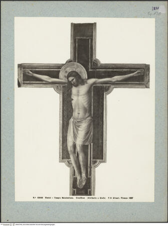 Vorderseite von Alinari [https://www.deutsche-digitale-bibliothek.de/content/lizenzen/rv-ez/] Tafelkreuze (Christus Patiens) - Gesamtansicht, bh603786_recto. Foto.