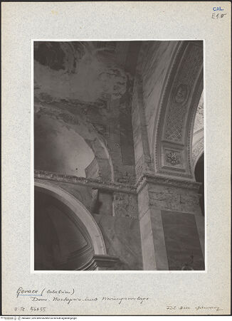 Vorderseite von Bibliotheca Hertziana [https://www.deutsche-digitale-bibliothek.de/content/lizenzen/rv-fz/] CattedraleVierung und Querhaus - Nordquerhausarm, Detail der Nordapsis und des Nordöstlichen Vierungpfeilers, bh604087_recto. Foto: Schwarz, Heinrich Mathias.