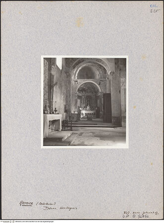 Vorderseite von Bibliotheca Hertziana [https://www.deutsche-digitale-bibliothek.de/content/lizenzen/rv-fz/] CattedraleNordseitenschiff - Blick in Richtung Ostkapelle, bh604093_recto. Foto: Schwarz, Heinrich Mathias.