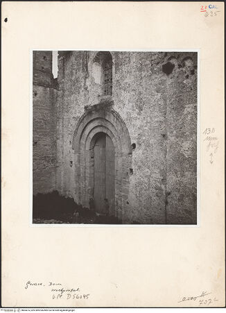 Vorderseite von Bibliotheca Hertziana [https://www.deutsche-digitale-bibliothek.de/content/lizenzen/rv-fz/] CattedraleWestfassade - Hauptportal, bh604214_recto. Foto: Schwarz, Heinrich Mathias.