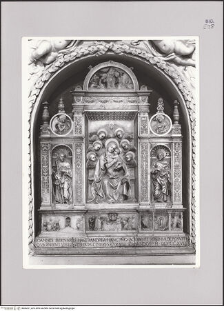 Vorderseite von unbekannt [https://www.deutsche-digitale-bibliothek.de/content/lizenzen/rv-fz/] Marienaltar - Gesamtansicht, bh606301_recto. Foto.