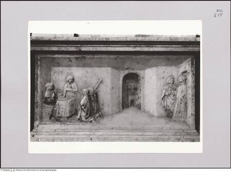 Vorderseite von unbekannt [https://www.deutsche-digitale-bibliothek.de/content/lizenzen/rv-fz/] MarienaltarJakobswunder mit der Auferweckung eines Hahns - Gesamtansicht, bh606304_recto. Foto.