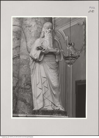 Vorderseite von Gernone ? [https://www.deutsche-digitale-bibliothek.de/content/lizenzen/rv-ez/] Heiliger Paulus - Ansicht von vorn, Statue ohne Heiligenschein, bh606320_recto. Foto.