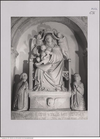 Vorderseite von Guido, Giovanni, Lecce [https://www.deutsche-digitale-bibliothek.de/content/lizenzen/rv-ez/] Madonna - Gesamtansicht, bh606340_recto. Foto.