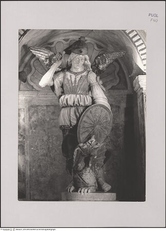 Vorderseite von Guido, Giovanni, Lecce [https://www.deutsche-digitale-bibliothek.de/content/lizenzen/rv-ez/] Erzengel Michael - Gesamtansicht, bh606347_recto. Foto.