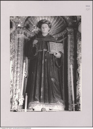 Vorderseite von Guido, Giovanni, Lecce [https://www.deutsche-digitale-bibliothek.de/content/lizenzen/rv-ez/] Heiliger Antonius von Padua - Gesamtansicht, bh606371_recto. Foto.