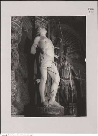 Vorderseite von Guido, Giovanni, Lecce [https://www.deutsche-digitale-bibliothek.de/content/lizenzen/rv-ez/] Heiliger Sebastian - Ansicht von links, bh606373_recto. Foto.