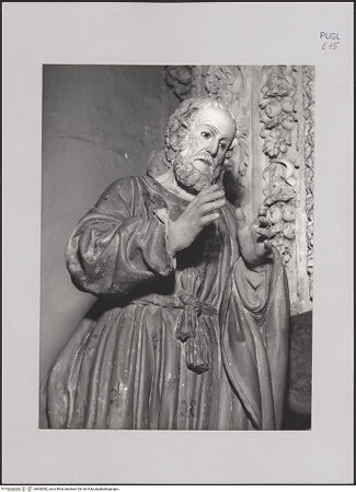 Vorderseite von Guido, Giovanni, Lecce [https://www.deutsche-digitale-bibliothek.de/content/lizenzen/rv-ez/] Krippe - Detail: Heilger Joseph, Kopf und Oberkörper, bh606382_recto. Foto.