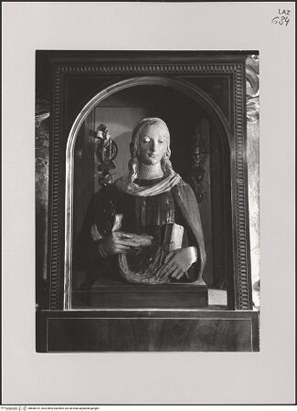 Vorderseite von ICCD [https://www.deutsche-digitale-bibliothek.de/content/lizenzen/rv-ez/] Die heilige Lucia - , bh606419_recto. Foto.