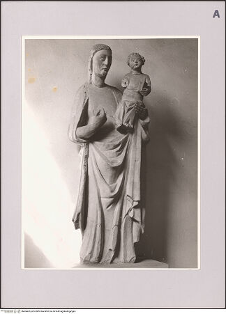 Vorderseite von Soprintendenza ai Monumenti e Gallerie  - Arezzo [https://www.deutsche-digitale-bibliothek.de/content/lizenzen/rv-ez/] Maria mit Kind - , bh606459_recto. Foto.