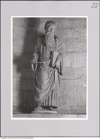 Vorderseite von Foto Pinacoteca Provinciale di Bari [https://www.deutsche-digitale-bibliothek.de/content/lizenzen/rv-ez/] Der Apostel Paulus - , bh606494_recto. Foto.