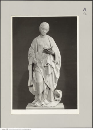 Vorderseite von Cleveland Museum of Art [https://www.deutsche-digitale-bibliothek.de/content/lizenzen/rv-ez/] Heilige Margarethe - Gesamtansicht, bh606692_recto. Foto.