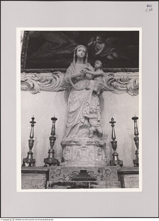 Vorderseite von Sopr. Gallerie Sicilia PA [https://www.deutsche-digitale-bibliothek.de/content/lizenzen/rv-ez/] Madonna del Soccorso (Madonna della Grotta; Sockel: die Anbetung des Christuskindes) - Gesamtansicht, bh606698_recto. Foto.