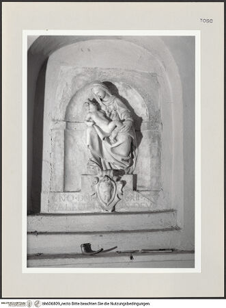 Vorderseite von Bibliotheca Hertziana [https://www.deutsche-digitale-bibliothek.de/content/lizenzen/rv-fz/] Madonna - , bh606809_recto. Foto: Negri Arnoldi, Francesco.