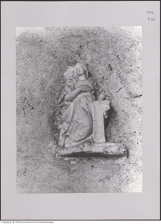 Vorderseite von unbekannt [https://www.deutsche-digitale-bibliothek.de/content/lizenzen/rv-fz/] Verkündigungs-Maria - , bh606959_recto. Foto.