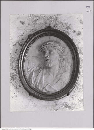 Vorderseite von unbekannt [https://www.deutsche-digitale-bibliothek.de/content/lizenzen/rv-fz/] Christus mit der Dornenkrone - Gesamtansicht, bh606965_recto. Foto.