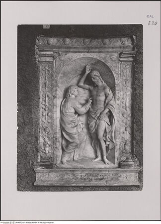 Vorderseite von unbekannt [https://www.deutsche-digitale-bibliothek.de/content/lizenzen/rv-fz/] Der ungläubige Thomas - Gesamtansicht, bh606972_recto. Foto.