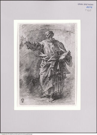 Vorderseite von Sotheby's [https://www.deutsche-digitale-bibliothek.de/content/lizenzen/rv-ez/] Stehender Apostel - , bh606995_recto. Foto.