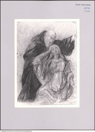 Vorderseite von Sotheby's [https://www.deutsche-digitale-bibliothek.de/content/lizenzen/rv-ez/] Mönch und Frau (recto) - , bh607005_recto. Foto.