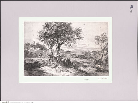 Vorderseite von Sotheby's [https://www.deutsche-digitale-bibliothek.de/content/lizenzen/rv-ez/] Weite Lanschaft mit Figuren unter einem Baum - , bh607024_recto. Foto.