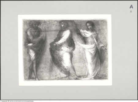 Vorderseite von Sotheby's [https://www.deutsche-digitale-bibliothek.de/content/lizenzen/rv-ez/] Johannes der Täufer, Johannes der Evangelist und der auferstandene Christus - , bh607036_recto. Foto.