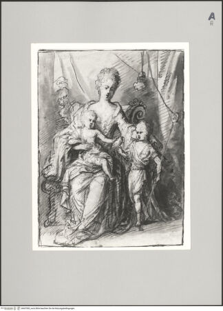 Vorderseite von Sotheby's [https://www.deutsche-digitale-bibliothek.de/content/lizenzen/rv-ez/] Bildnis einer Dame mit zwei Kindern - , bh607083_recto. Foto.