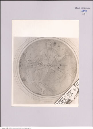 Vorderseite von Sotheby's [https://www.deutsche-digitale-bibliothek.de/content/lizenzen/rv-ez/] Sitzfigur des heiligen Petrus mit Schlüsseln in Händen - , bh607092_recto. Foto.