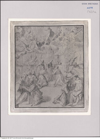 Vorderseite von Sotheby's [https://www.deutsche-digitale-bibliothek.de/content/lizenzen/rv-ez/] Allegorische Darstellung der Erlösung durch die Sakramente der Buße und der Kommunion - , bh607172_recto. Foto.