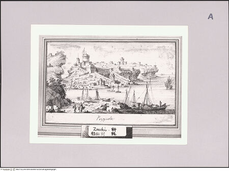 Vorderseite von Sotheby's [https://www.deutsche-digitale-bibliothek.de/content/lizenzen/rv-ez/] Ansicht von Pozzuoli - , bh607194_recto. Foto.