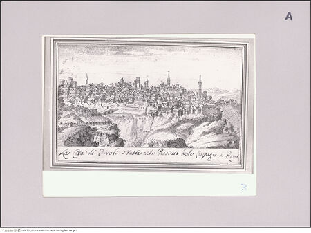 Vorderseite von Sotheby's [https://www.deutsche-digitale-bibliothek.de/content/lizenzen/rv-ez/] Ansicht von Tivoli mit den Anienewasserfällen von Nordosten - , bh607203_recto. Foto.