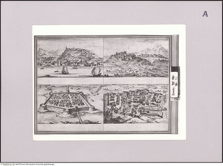 Vorderseite von Sotheby's [https://www.deutsche-digitale-bibliothek.de/content/lizenzen/rv-ez/] Vier Städteansichten: Zakynthos, Kefalonia, Lefkada und Kythira - , bh607222_recto. Foto.