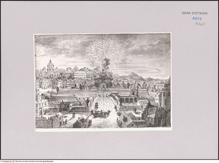 Vorderseite von Sotheby's [https://www.deutsche-digitale-bibliothek.de/content/lizenzen/rv-ez/] Feuerwerk auf der Engelsburg - , bh607226_recto. Foto.