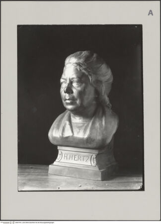 Vorderseite von Bibliotheca Hertziana [https://www.deutsche-digitale-bibliothek.de/content/lizenzen/rv-fz/] Bildnis von Henriette Hertz - Linkes Halbprofil, bh607541_recto. Foto.