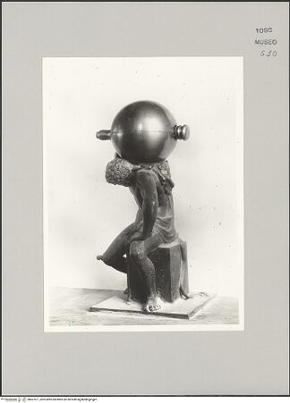 Vorderseite von unbekannt [https://www.deutsche-digitale-bibliothek.de/content/lizenzen/rv-fz/] Atlas - Ansicht von rechts, bh607671_recto. Foto.