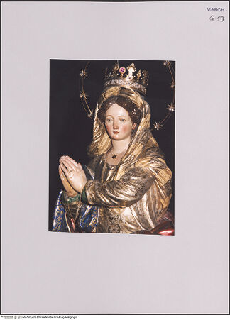 Vorderseite von unbekannt [https://www.deutsche-digitale-bibliothek.de/content/lizenzen/rv-fz/] Maria auf der Mondsichel - Detail: Maria, Kopf und Oberkörper, bh607687_recto. Foto: Negri Arnoldi, Francesco.