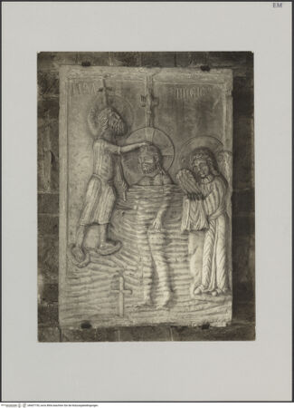 Vorderseite von unbekannt [https://www.deutsche-digitale-bibliothek.de/content/lizenzen/rv-fz/] Taufe Christi - , bh607735_recto. Foto.
