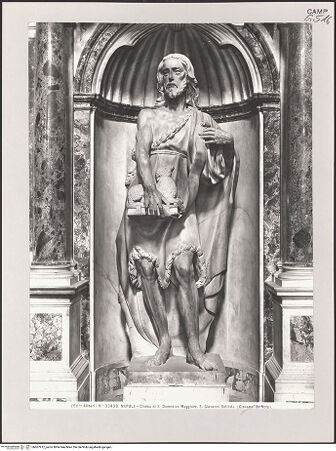 Vorderseite von Alinari [https://www.deutsche-digitale-bibliothek.de/content/lizenzen/rv-ez/] Johannes der Täufer - Gesamtansicht, bh607912_recto. Foto.