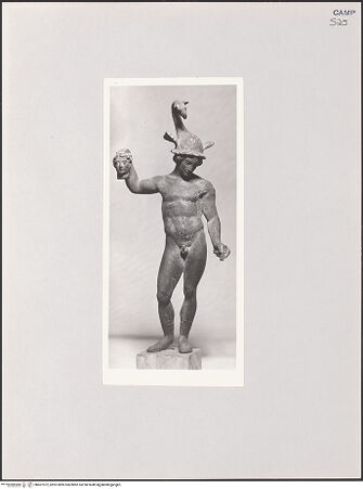 Vorderseite von Soprintendenza Gallerie - Napoli [https://www.deutsche-digitale-bibliothek.de/content/lizenzen/rv-ez/] Perseus - , bh607972_recto. Foto.