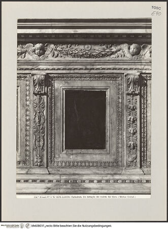 Vorderseite von Alinari [https://www.deutsche-digitale-bibliothek.de/content/lizenzen/rv-ez/] Chorschranke - Detail: Kassettenfeld, bh608011_recto. Foto.